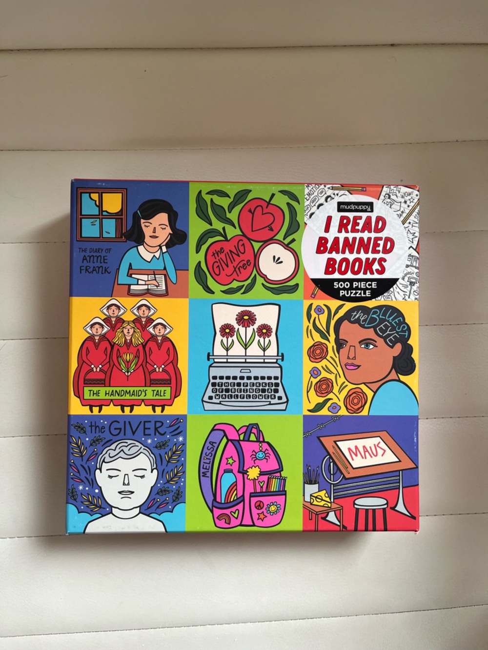 Mudpuppy 'I Read Banned Books' 500-Piece Puzzle - Colorful